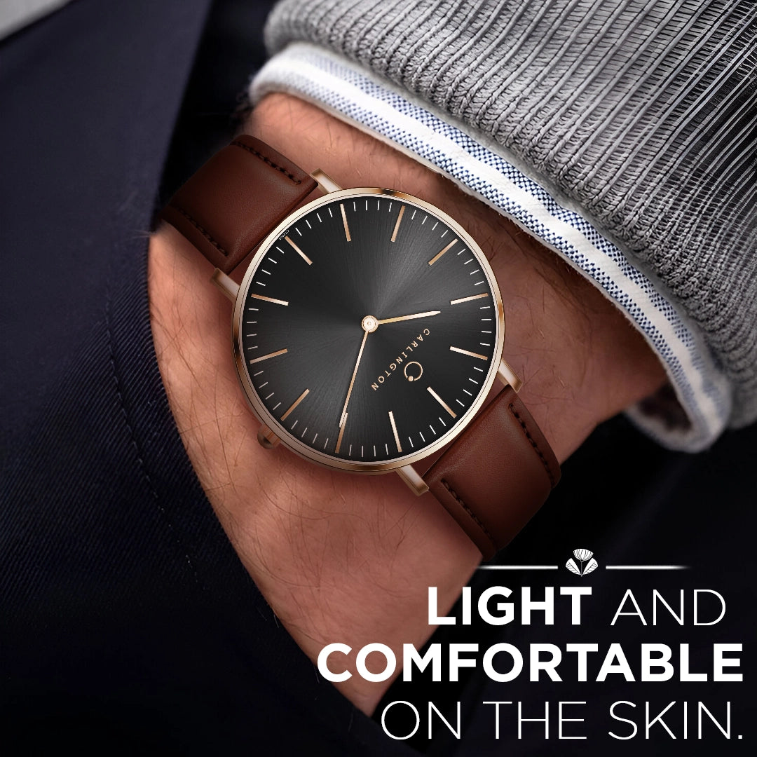 Iconic 2043 Brown Analog Mens Watch