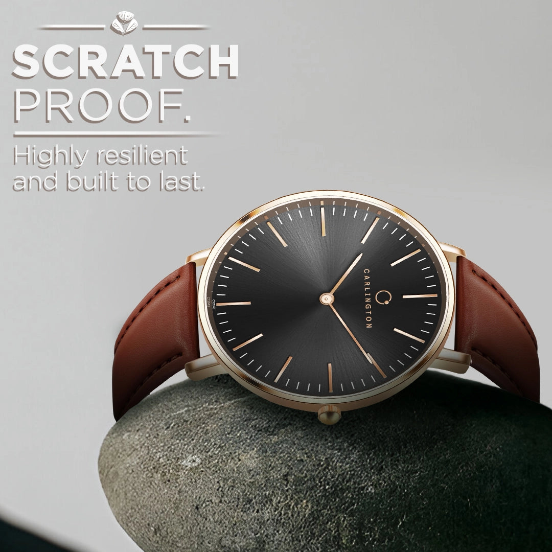 Iconic 2043 Brown Analog Mens Watch