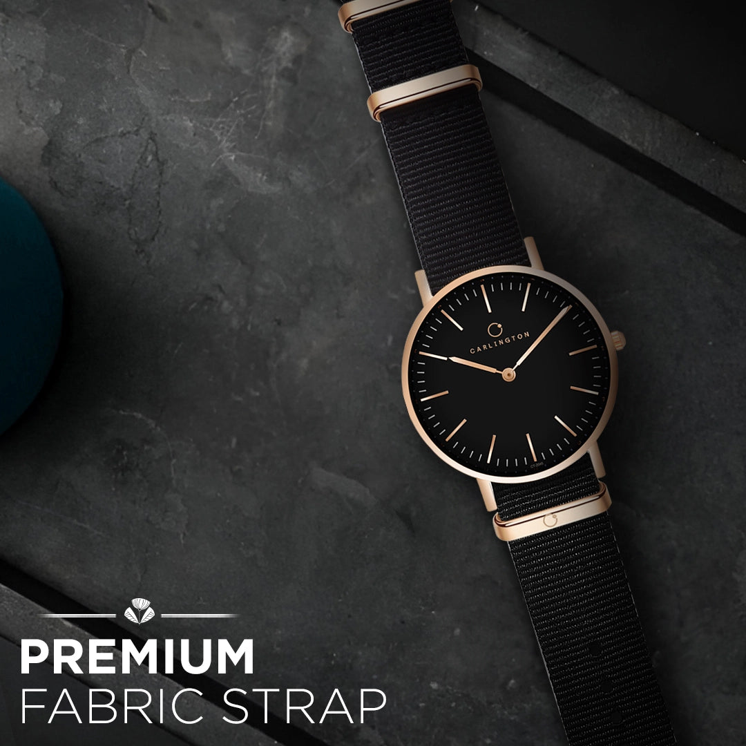 Iconic 2045 Black Analog Mens Watch