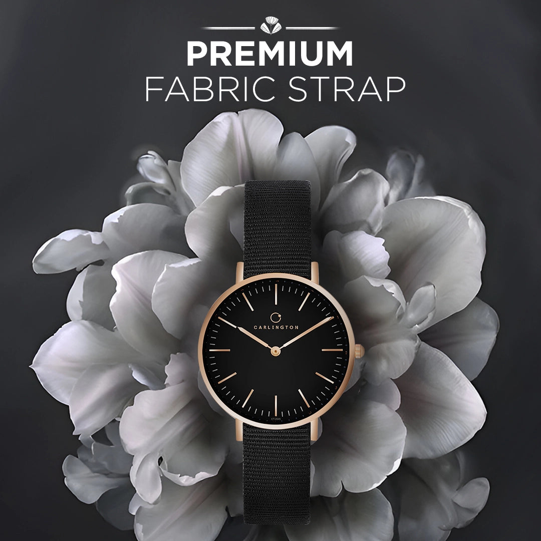Iconic 2045 Black Analog Womens Watch