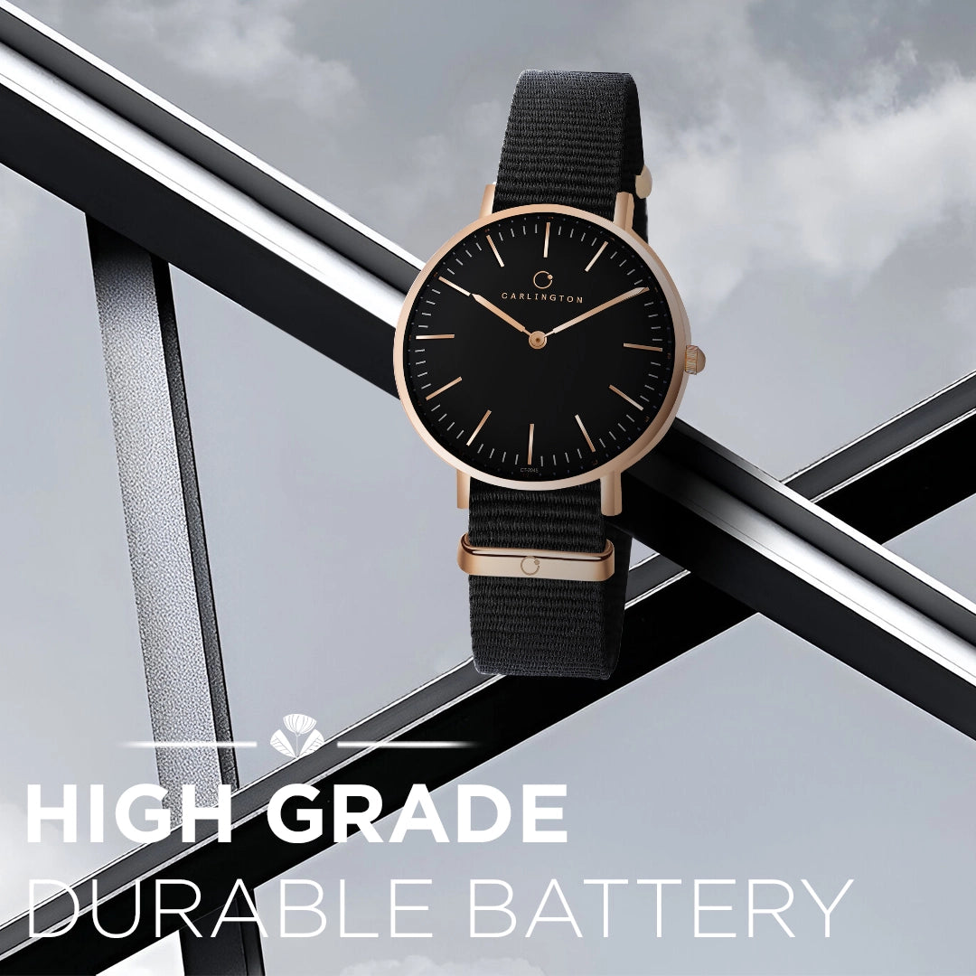 Iconic 2045 Black Analog Womens Watch