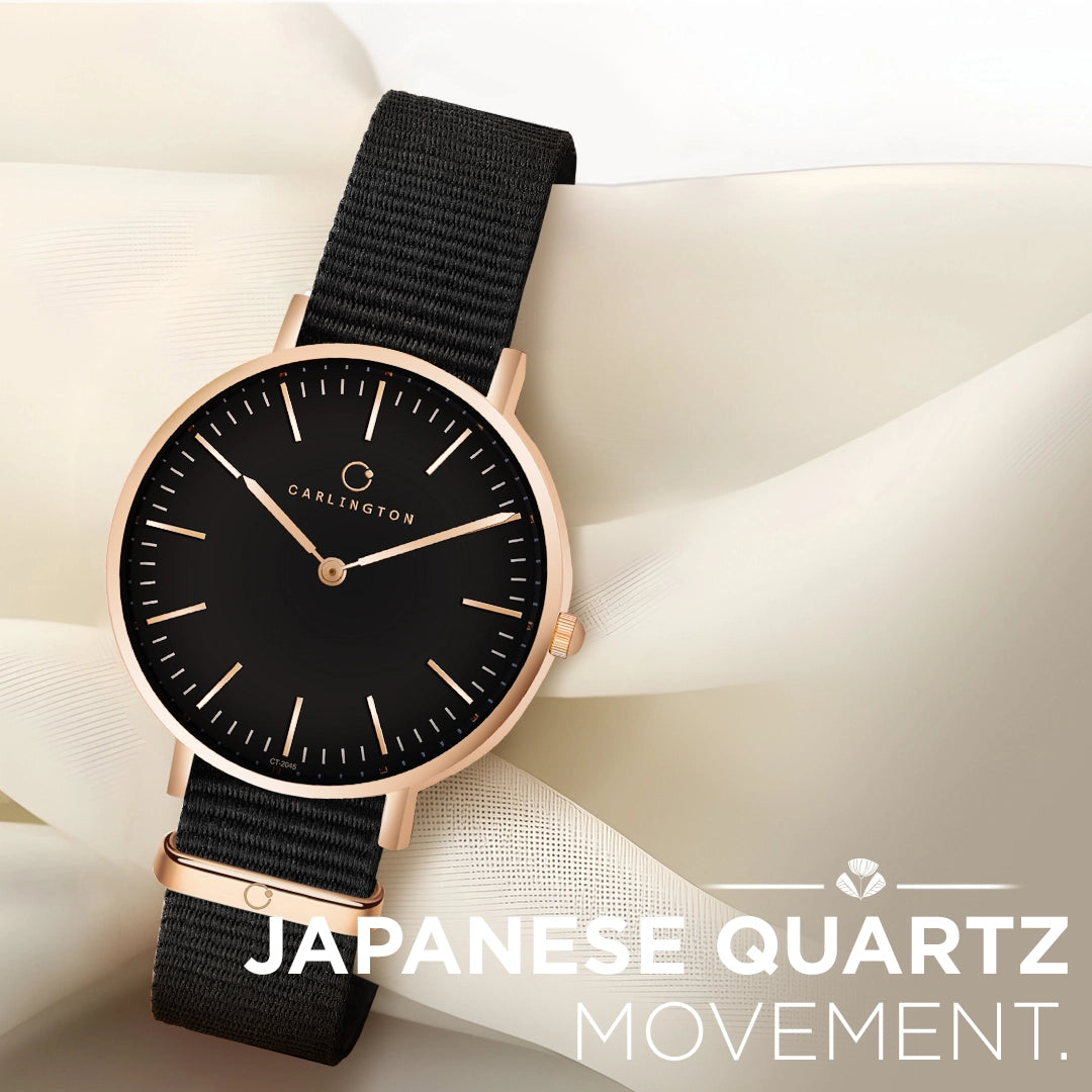 Iconic 2045 Black Analog Womens Watch