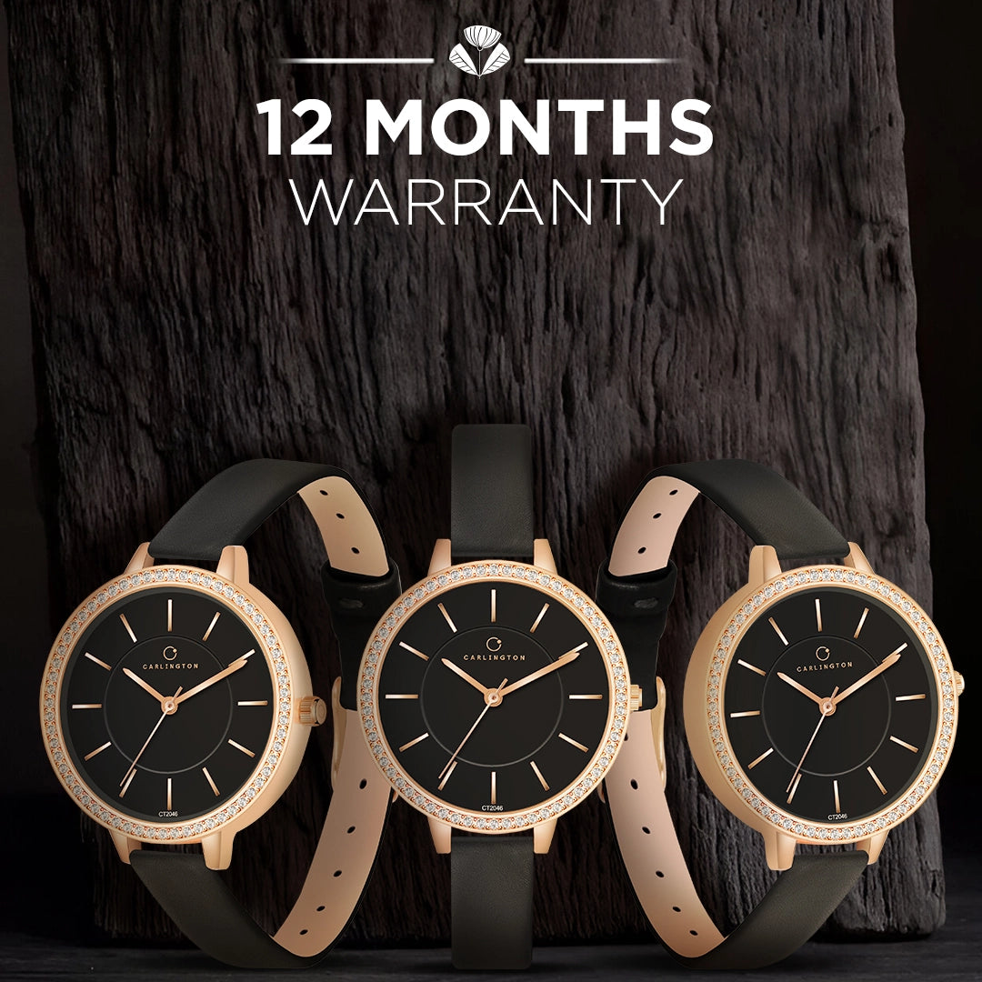 Iconic 2046 Black Analog Womens Watch