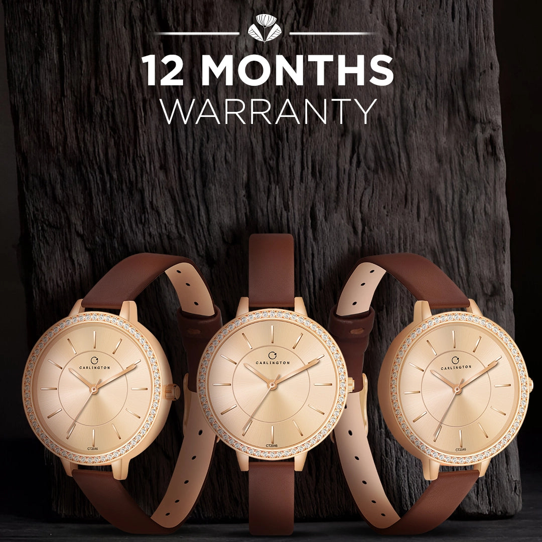 Iconic 2046 Brown Analog Womens Watch
