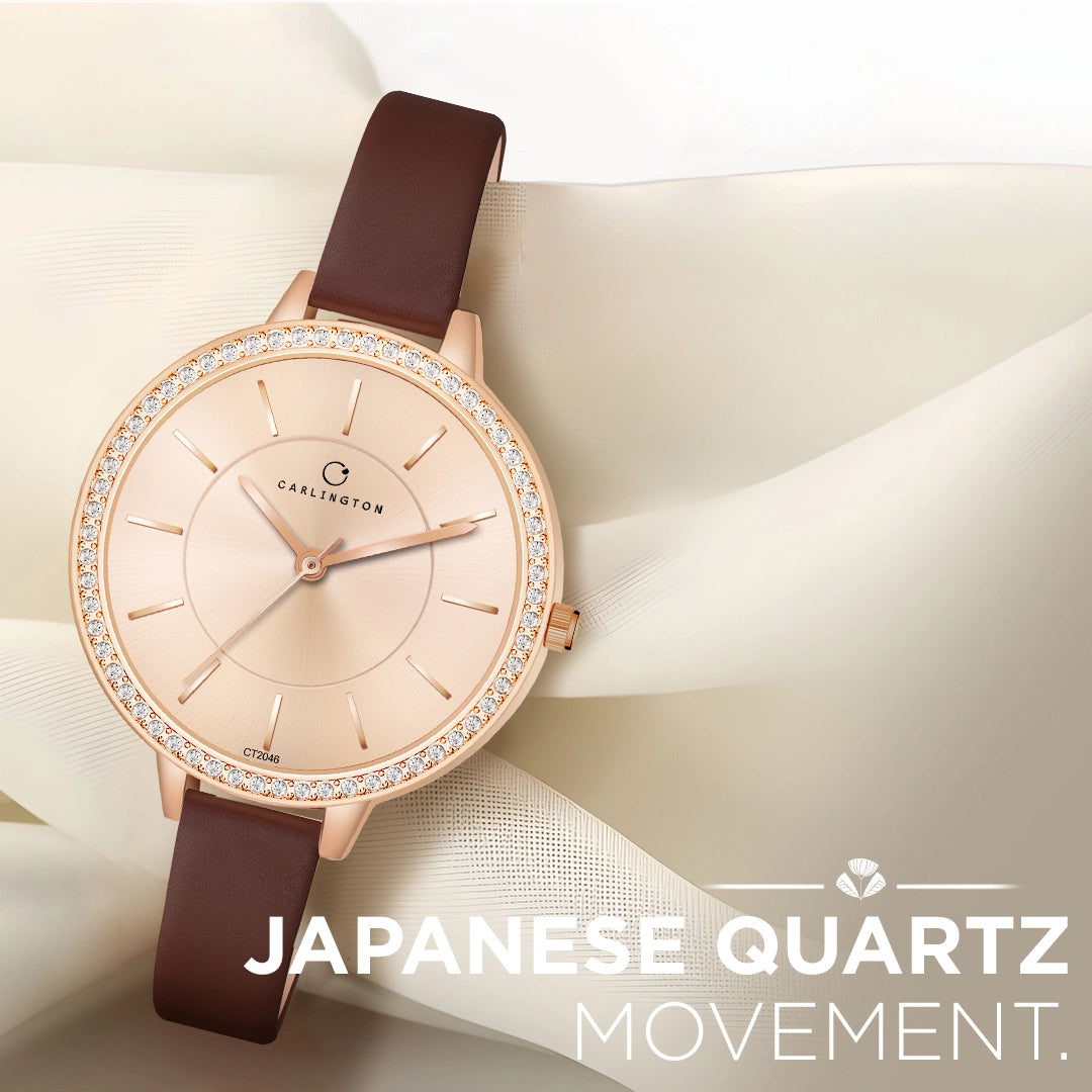 Iconic 2046 Brown Analog Womens Watch