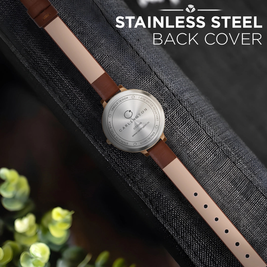 Iconic 2046 Brown Analog Womens Watch