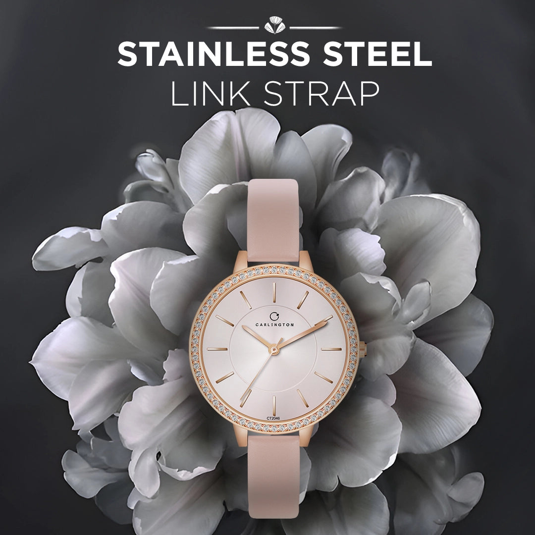 Iconic 2046 Pink Analog Womens Watch