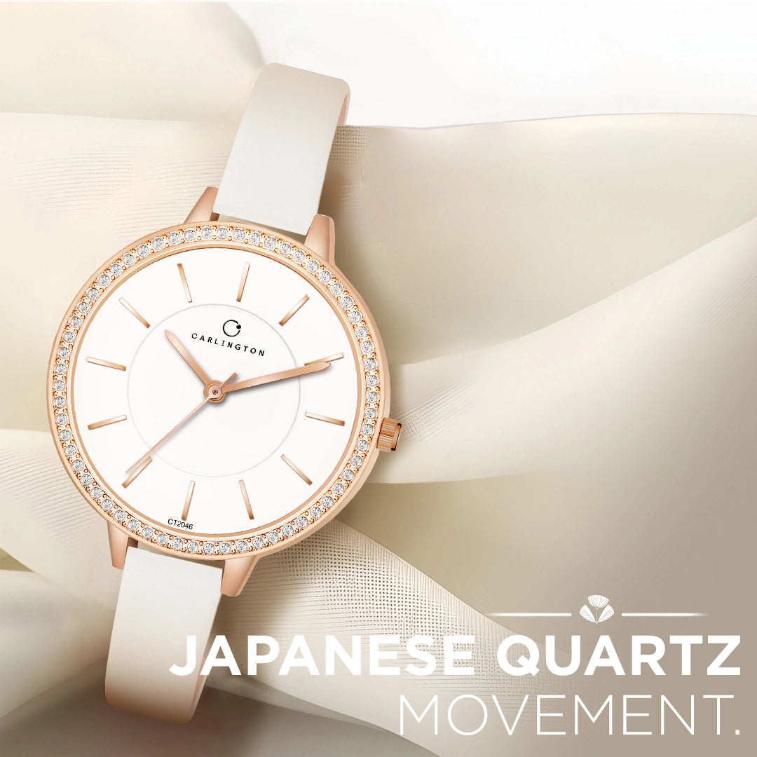 Iconic 2046 White Analog Womens Watch