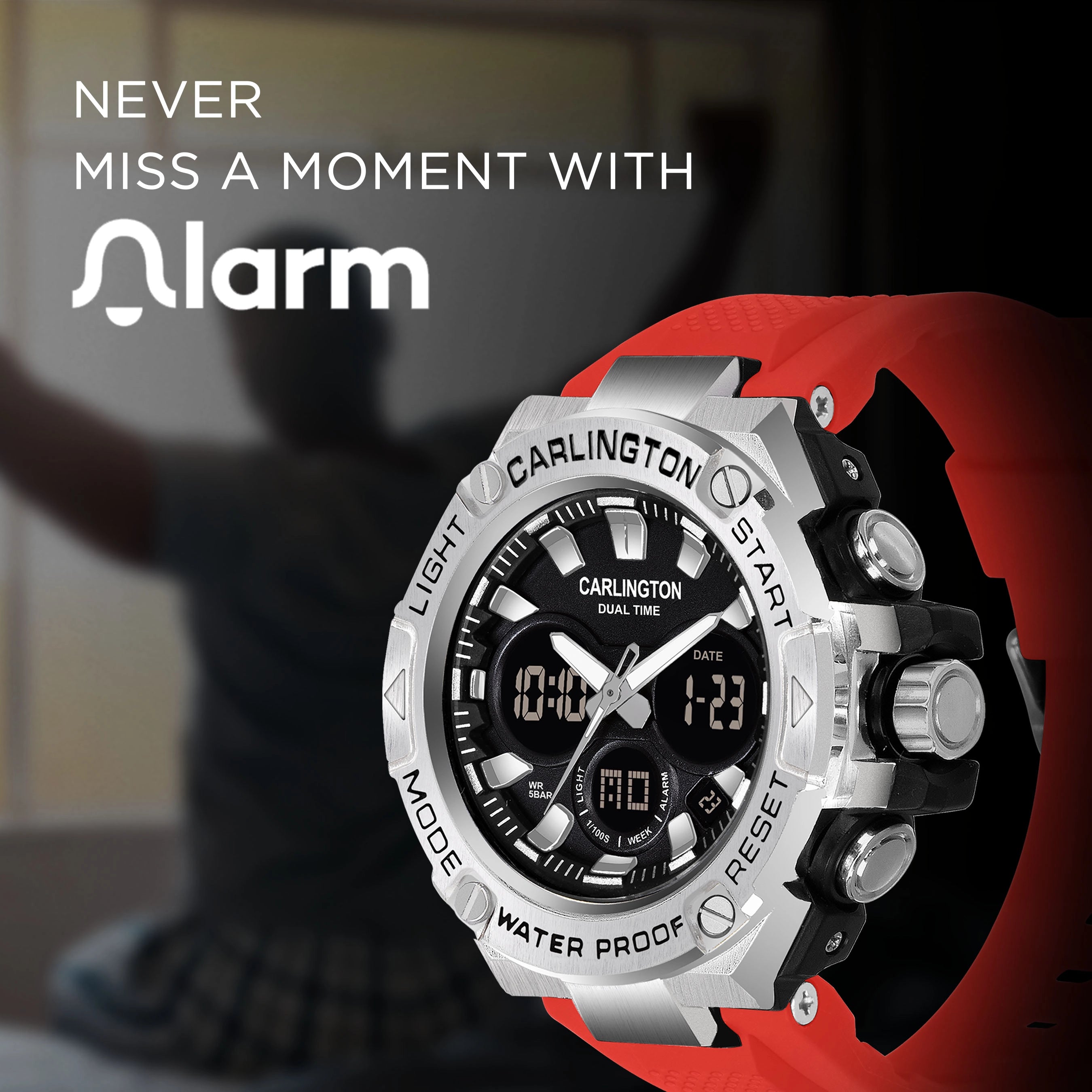 Endurace 9107 Red Analog Digital Sports Watch