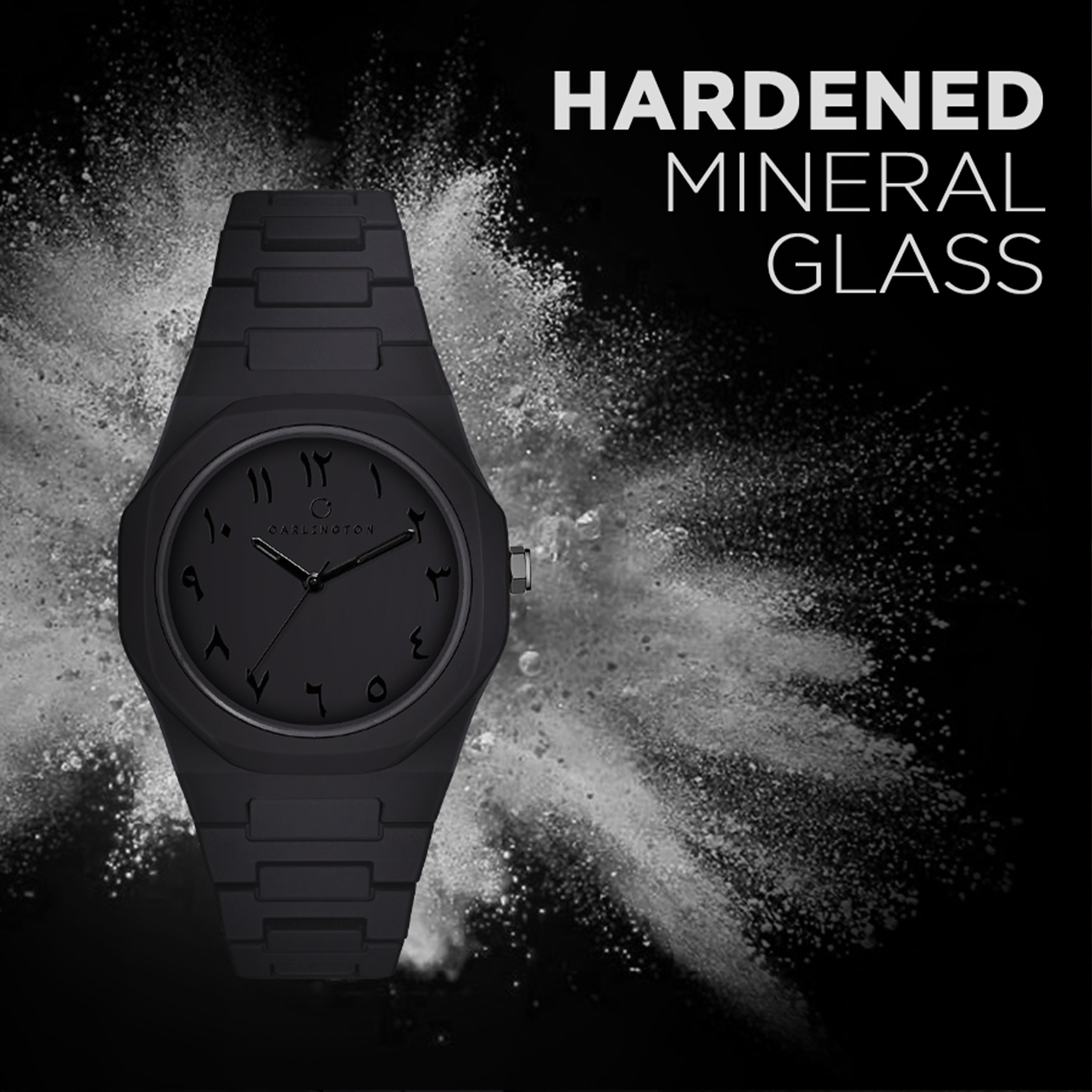 Carlington Premium Analog Men's Watch – Elegant Stainless Steel Chain Strap, Sleek Dial, Quartz Movement, Premium Gift Watch for Men - CT 9152 Black