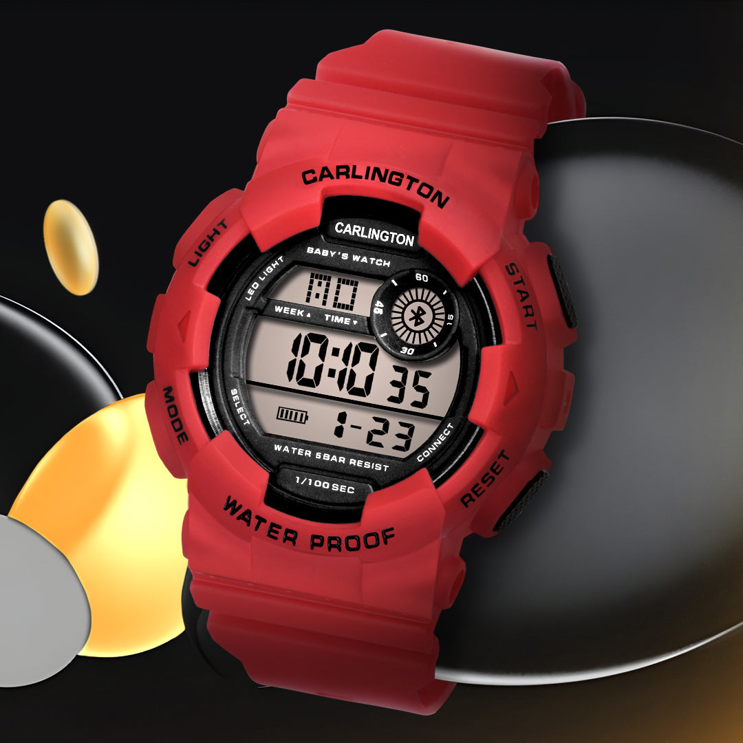 Carlington Digital Kids Watch with Alarm and Date Display - Junior 9121