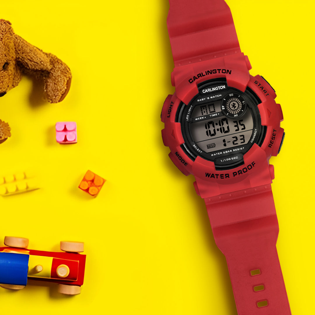 Carlington Digital Kids Watch with Alarm and Date Display - Junior 9121