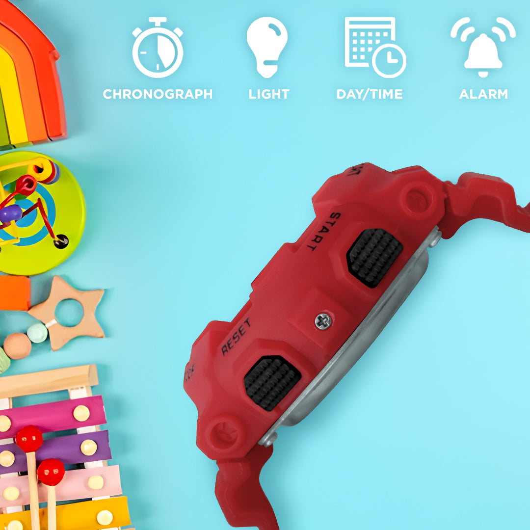 Carlington Digital Kids Watch with Alarm and Date Display - Junior 9121