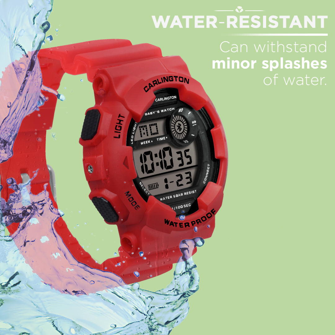 Carlington Digital Kids Watch with Alarm and Date Display - Junior 9121