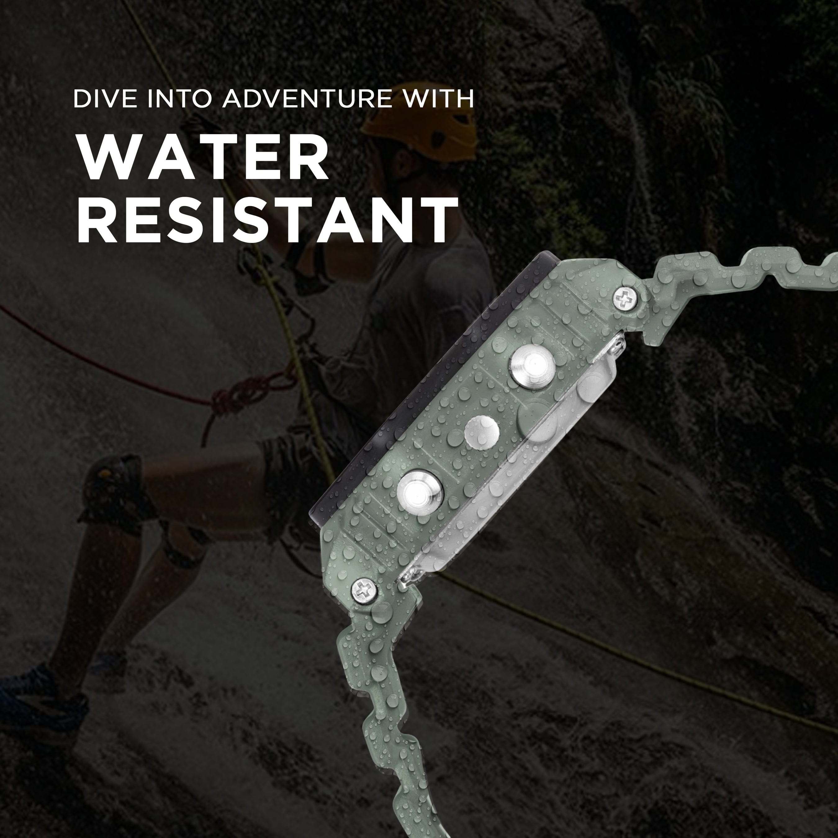 Carlington Analog-Digital Watch - 3322 Green