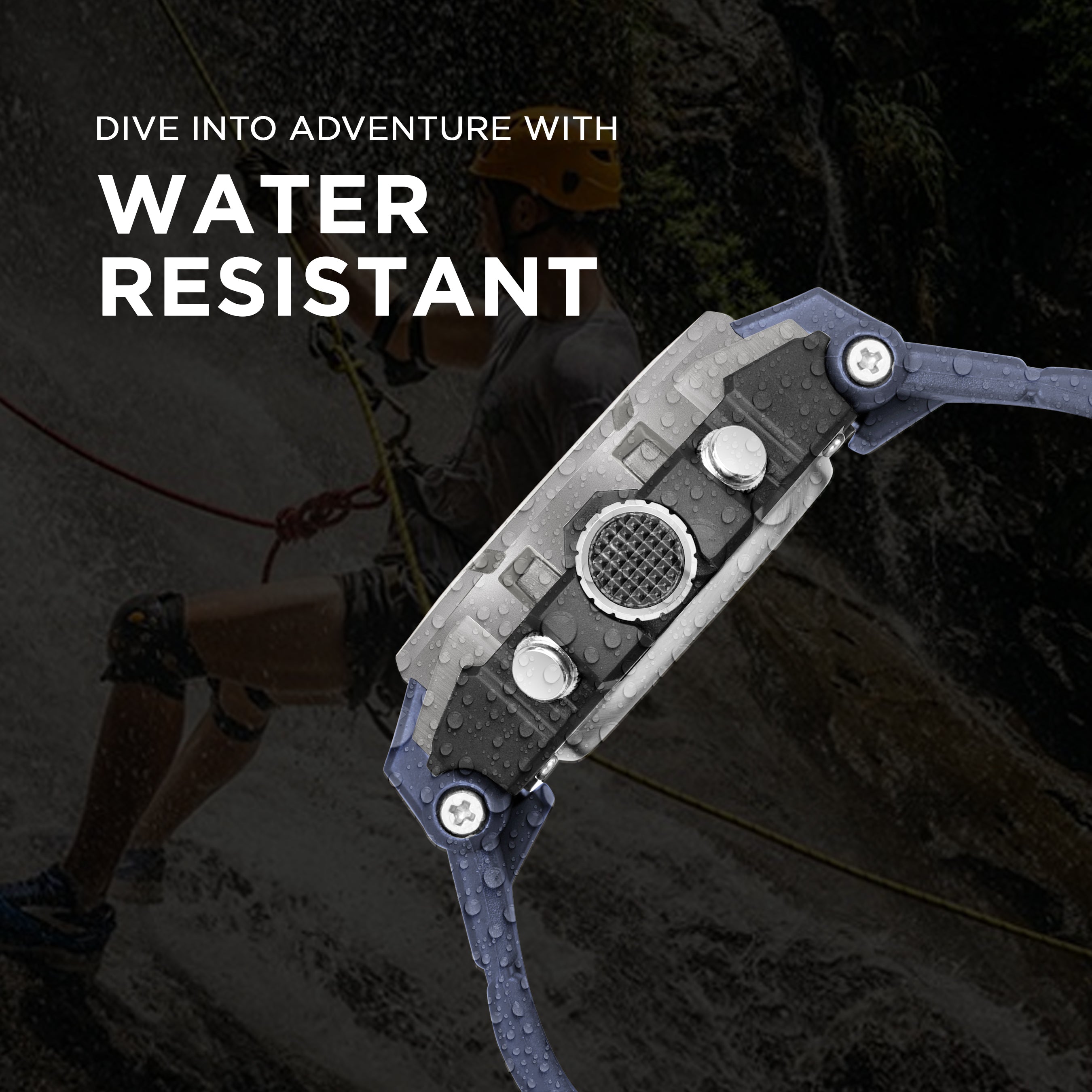 Carlington Aanlog-Digital Watch - 9105 Blue