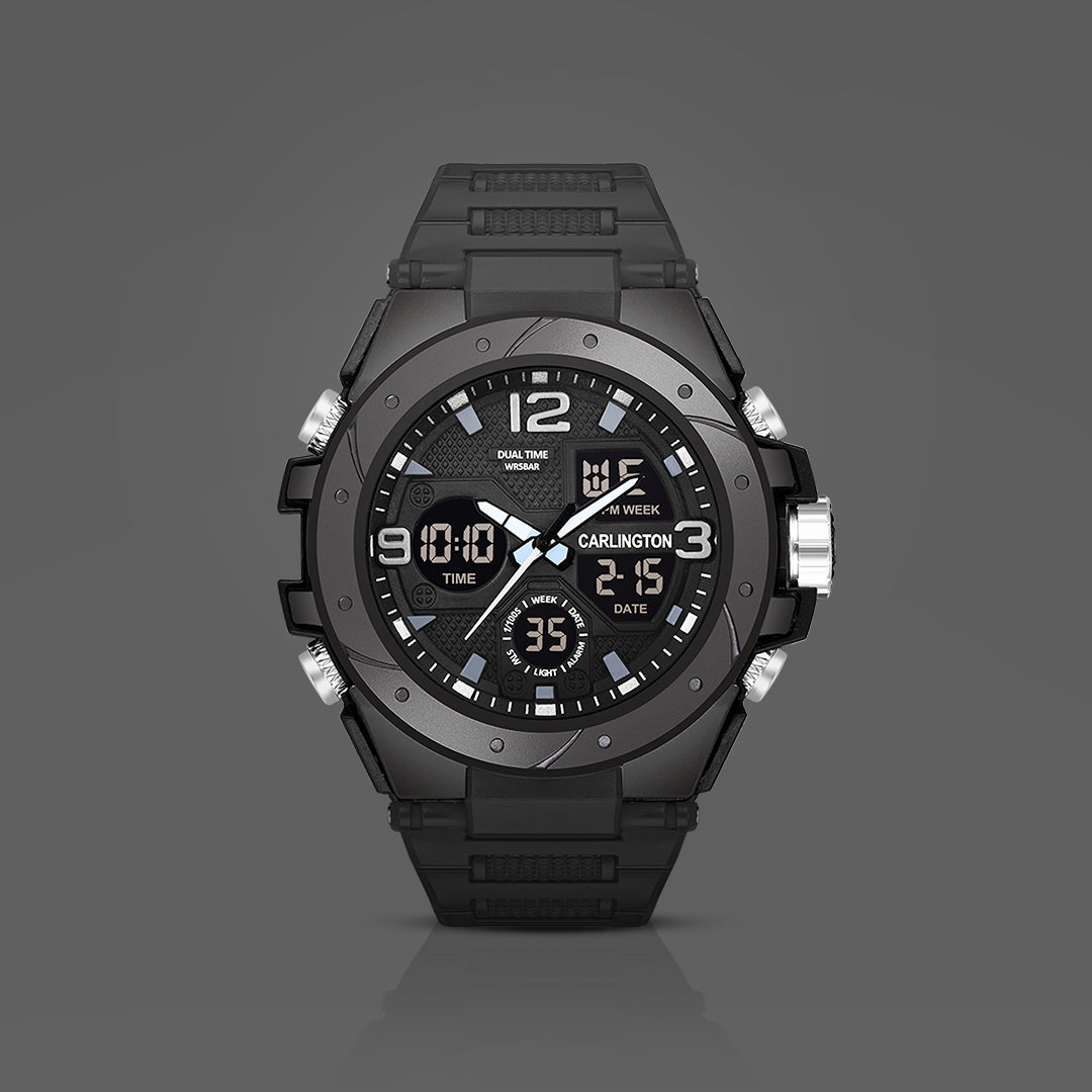 Carlington Edurance Series Digital Analog Watch - 9105