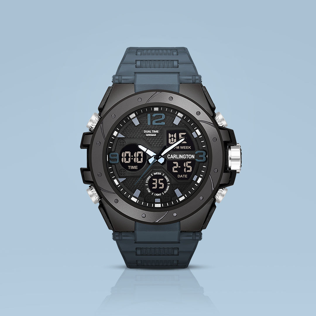 Carlington Edurance Series Digital Analog Watch - 9105