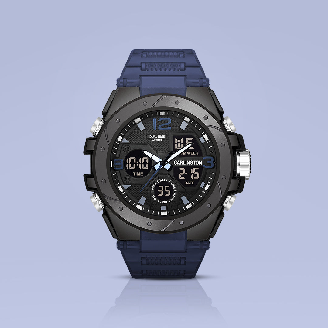 Carlington Edurance Series Digital Analog Watch - 9105
