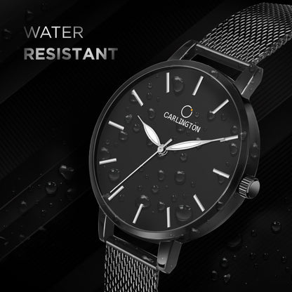 Carlington Elite Ladies Self Adjustable Mesh Strap Water Resistant Analog Watch - For Women CT2014