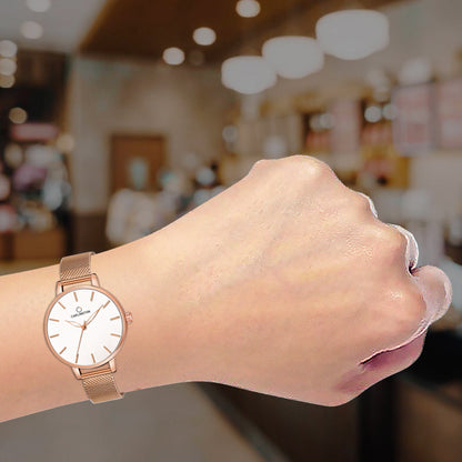 Carlington Elite Ladies Self Adjustable Mesh Strap Water Resistant Analog Watch - For Women CT2014