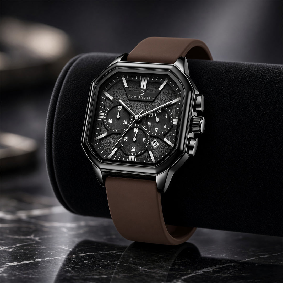 Carlington ASTRO 052 Subdued Brown – Premium Men's Analog Quartz Watch