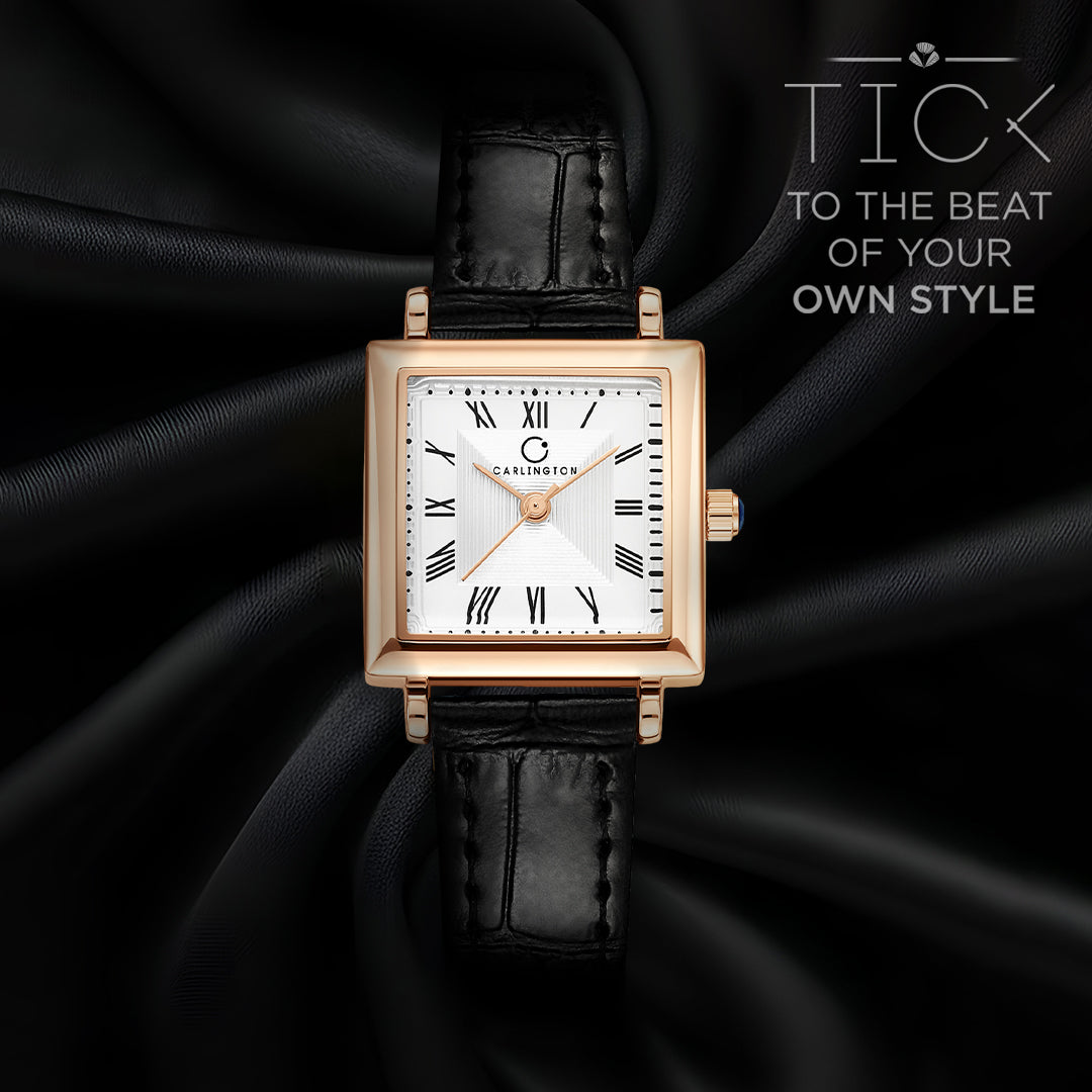 Carlington Aura Series Analog Women Wrist Watches with Premium Leather Belt Strap | Premium Fashion Watches for Ladies | CT - 205