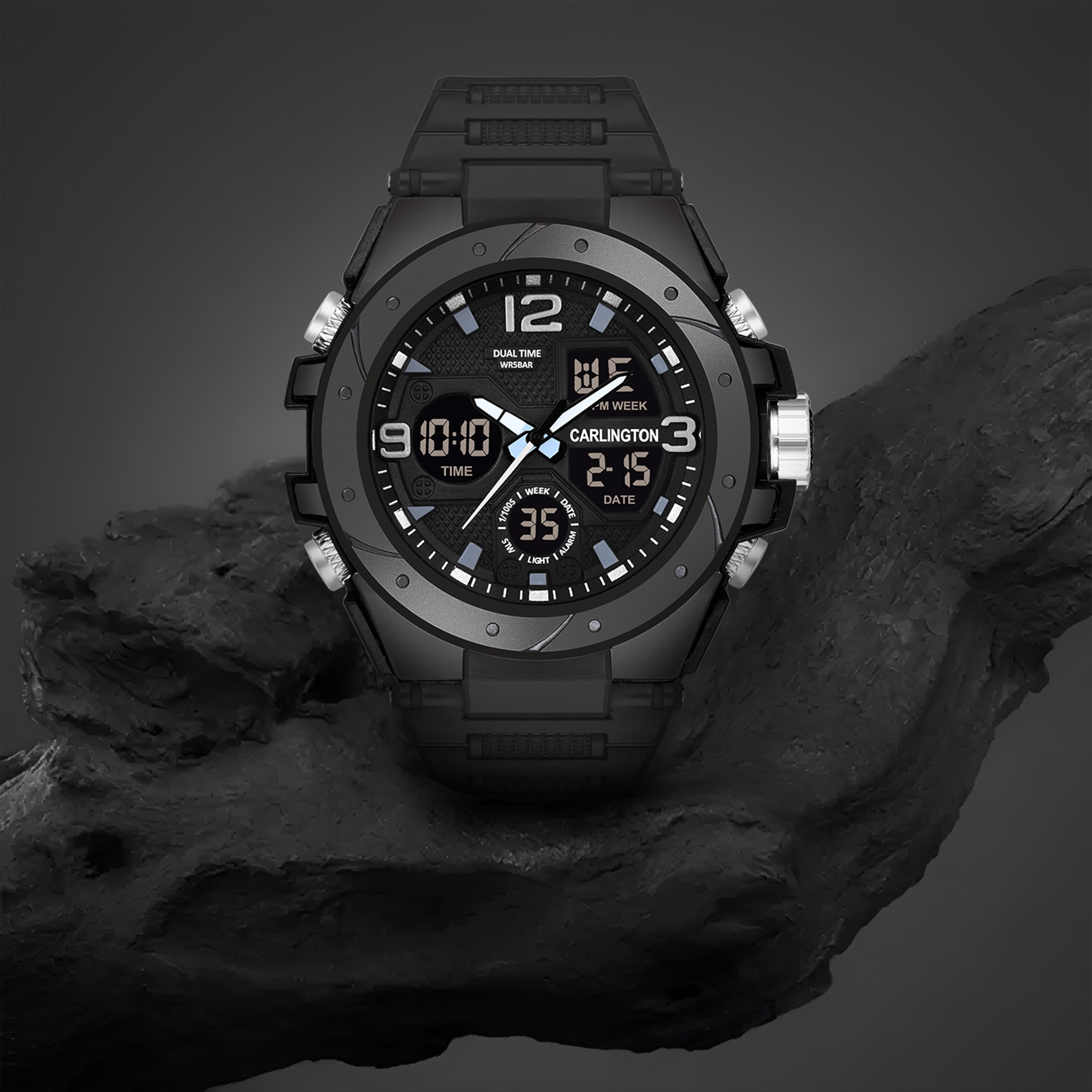 Carlington Edurance Series Digital Analog Watch - 9105