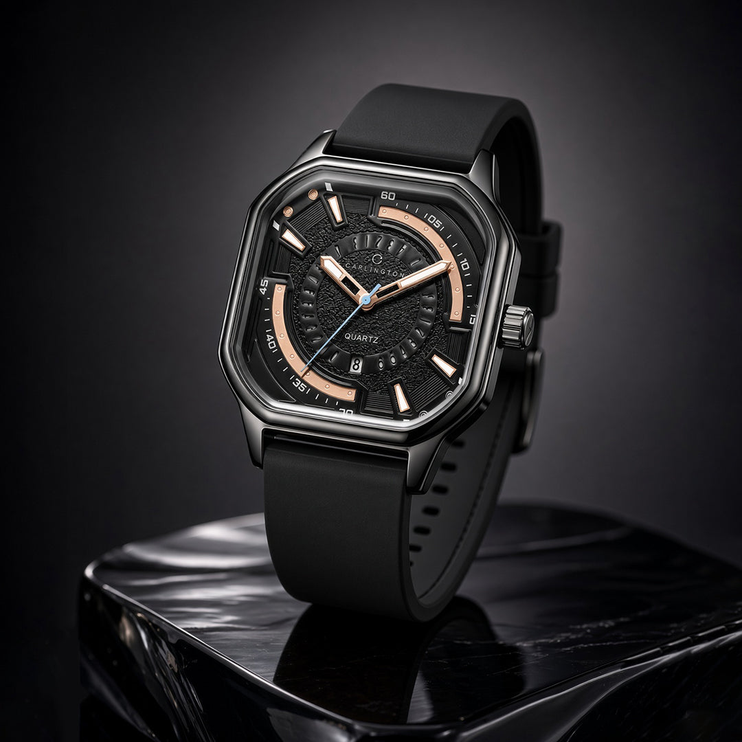 Carlington ASTRO 052 Premium Black – Premium Men's Analog Quartz Watch