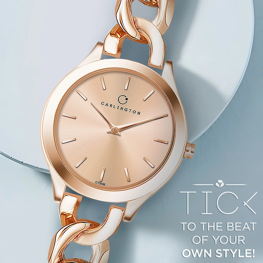 Iconic 2036 Rose gold Analog Womens Watch