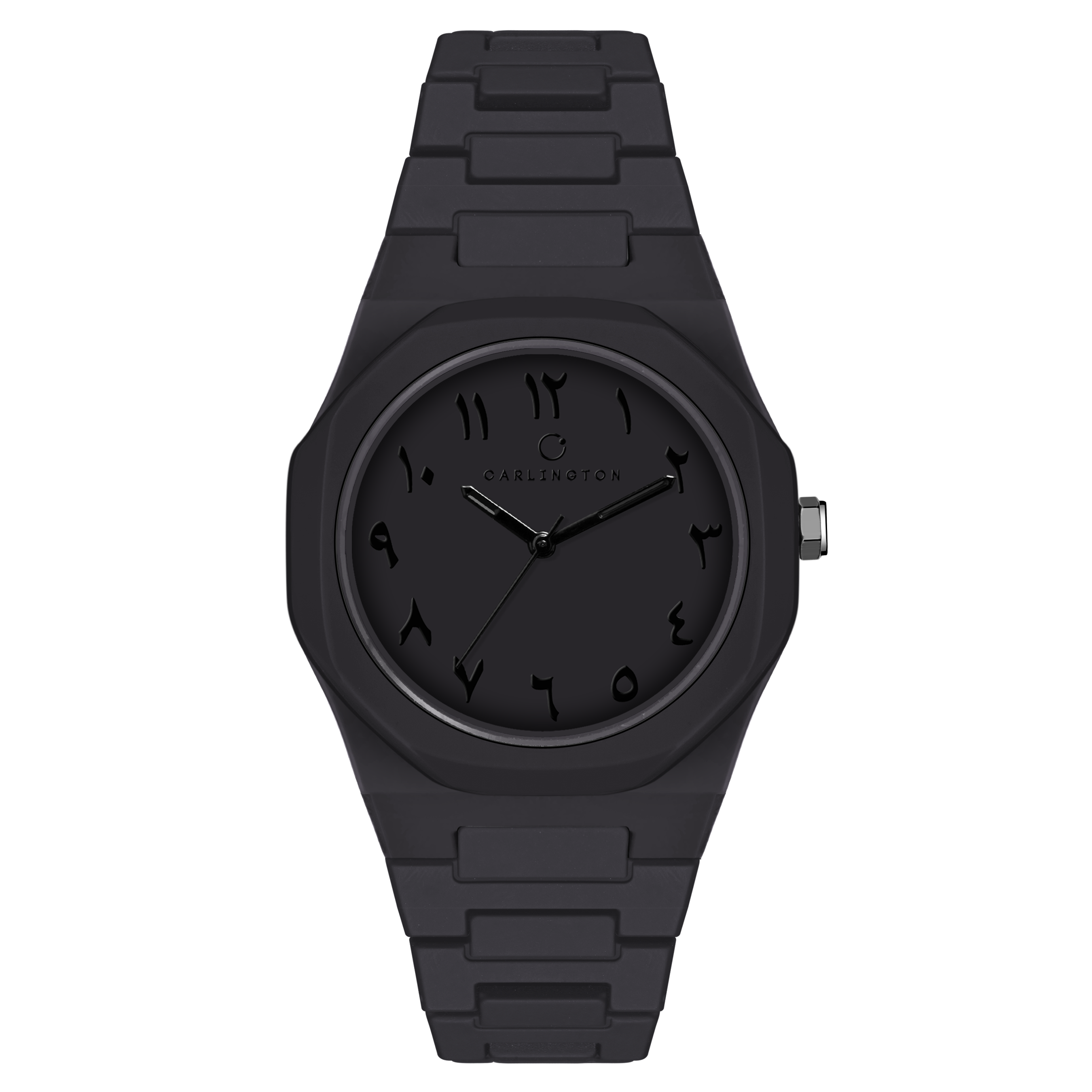 Carlington Premium Analog Men's Watch – Elegant Stainless Steel Chain Strap, Sleek Dial, Quartz Movement, Premium Gift Watch for Men - CT 9152 Black