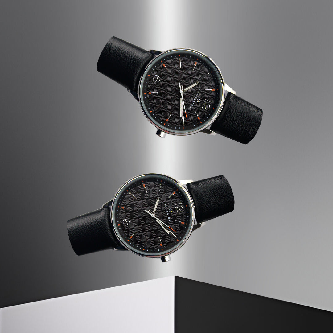 Carlington Aristocrat Series Analog Watches for Men with Premium Leather Strap - CT 1071