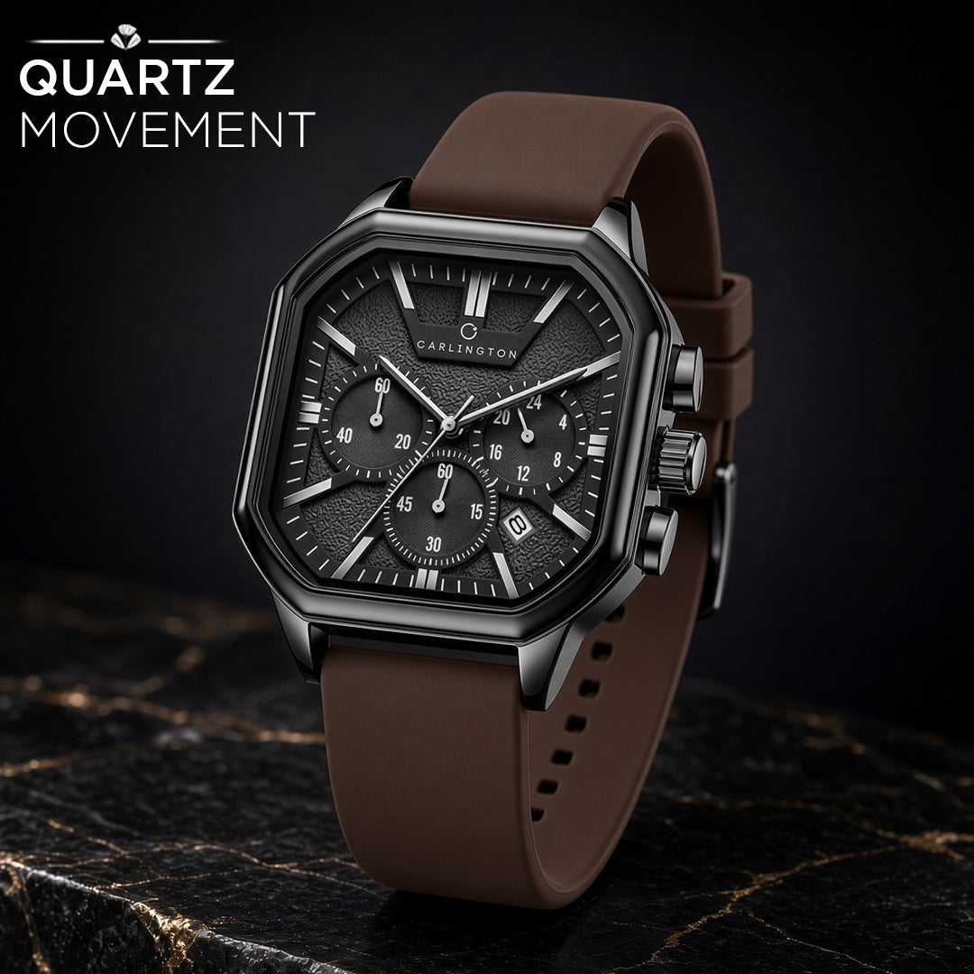 Carlington ASTRO 052 Subdued Brown – Premium Men's Analog Quartz Watch