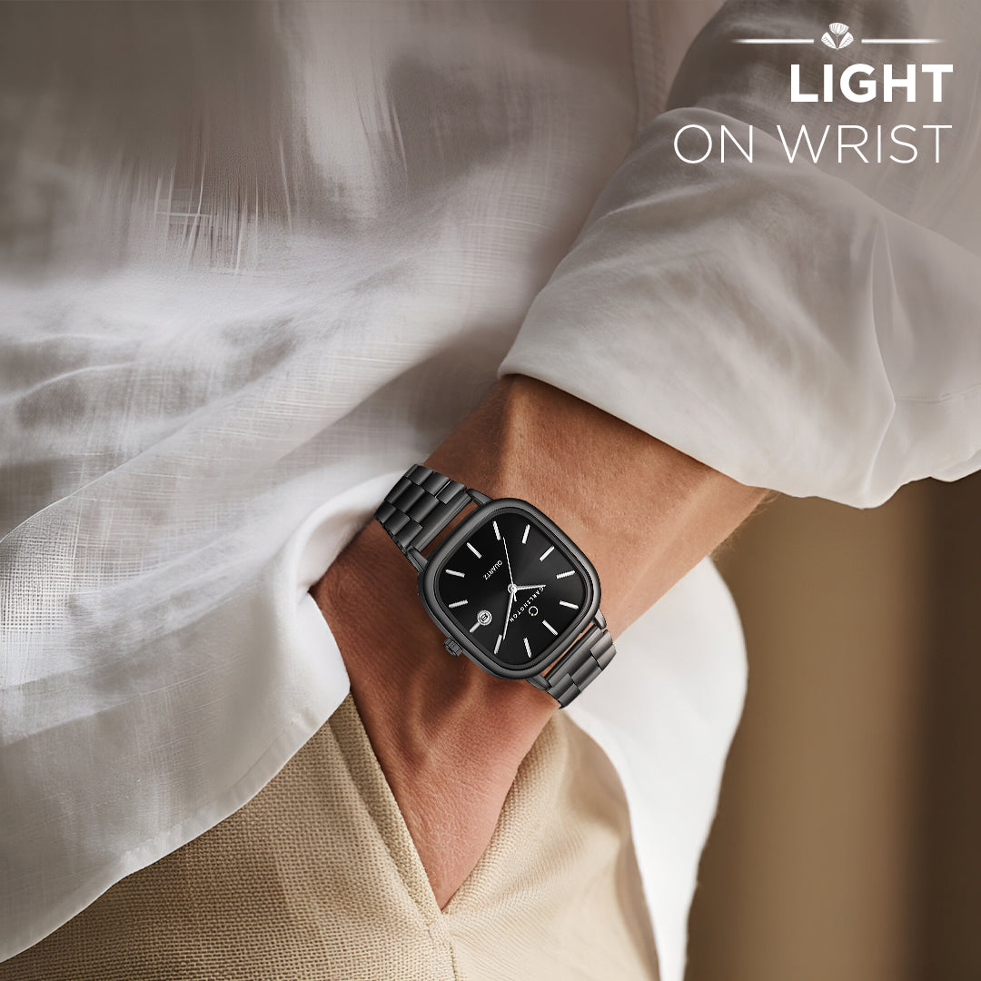 Carlington Classic Series Analog Men Wrist Watches with Stainless Steel Strap & Date Display | Premium Fashion Watches for Gents | CT - 5010