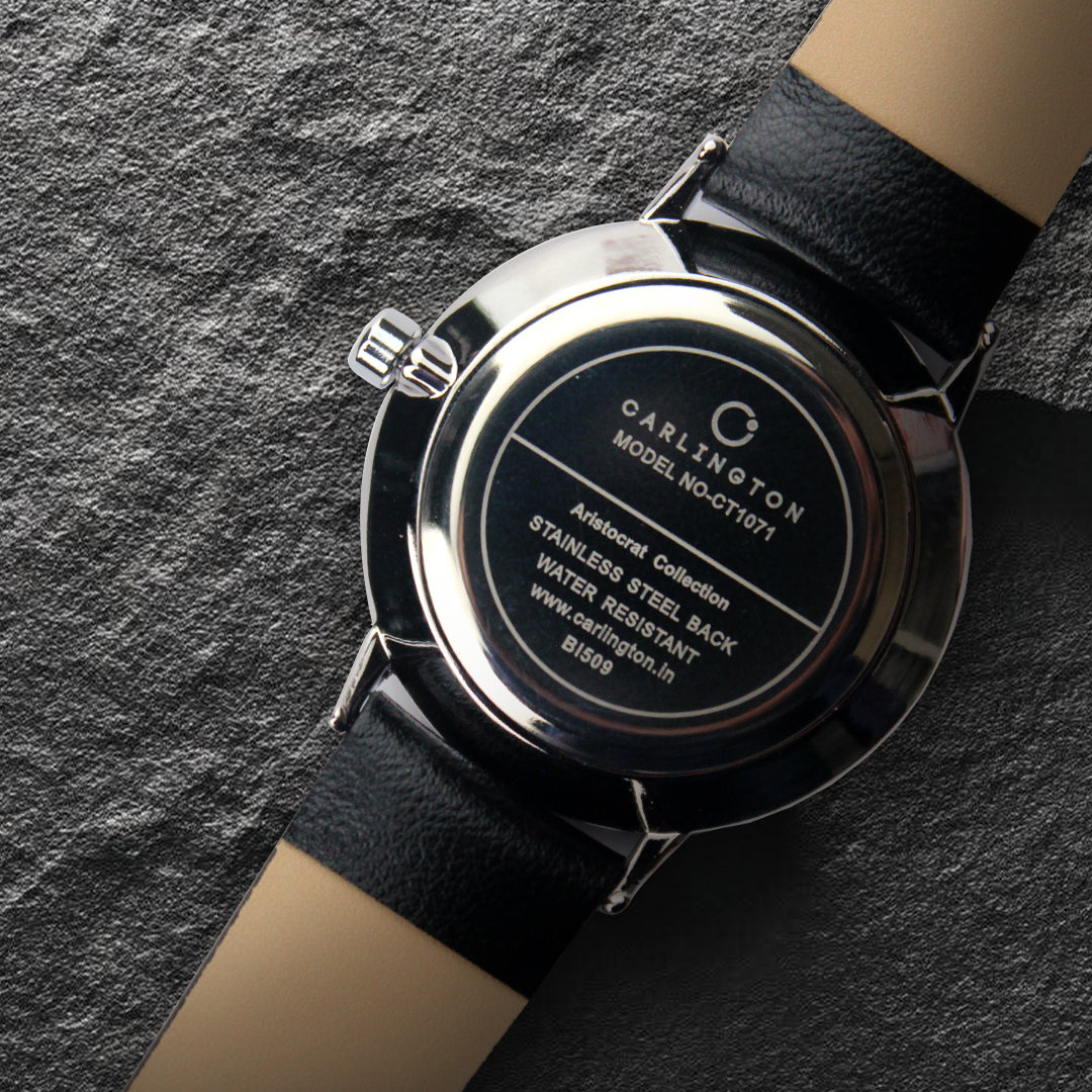 Carlington Aristocrat Series Analog Watches for Men with Premium Leather Strap - CT 1071