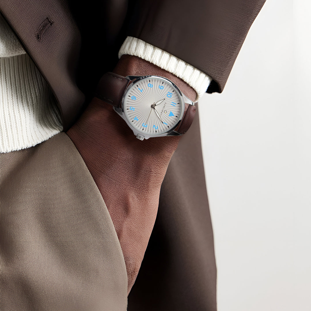 Carlington Aristocrat Series Analog Watches for Men with Premium Leather Strap - CT 1079