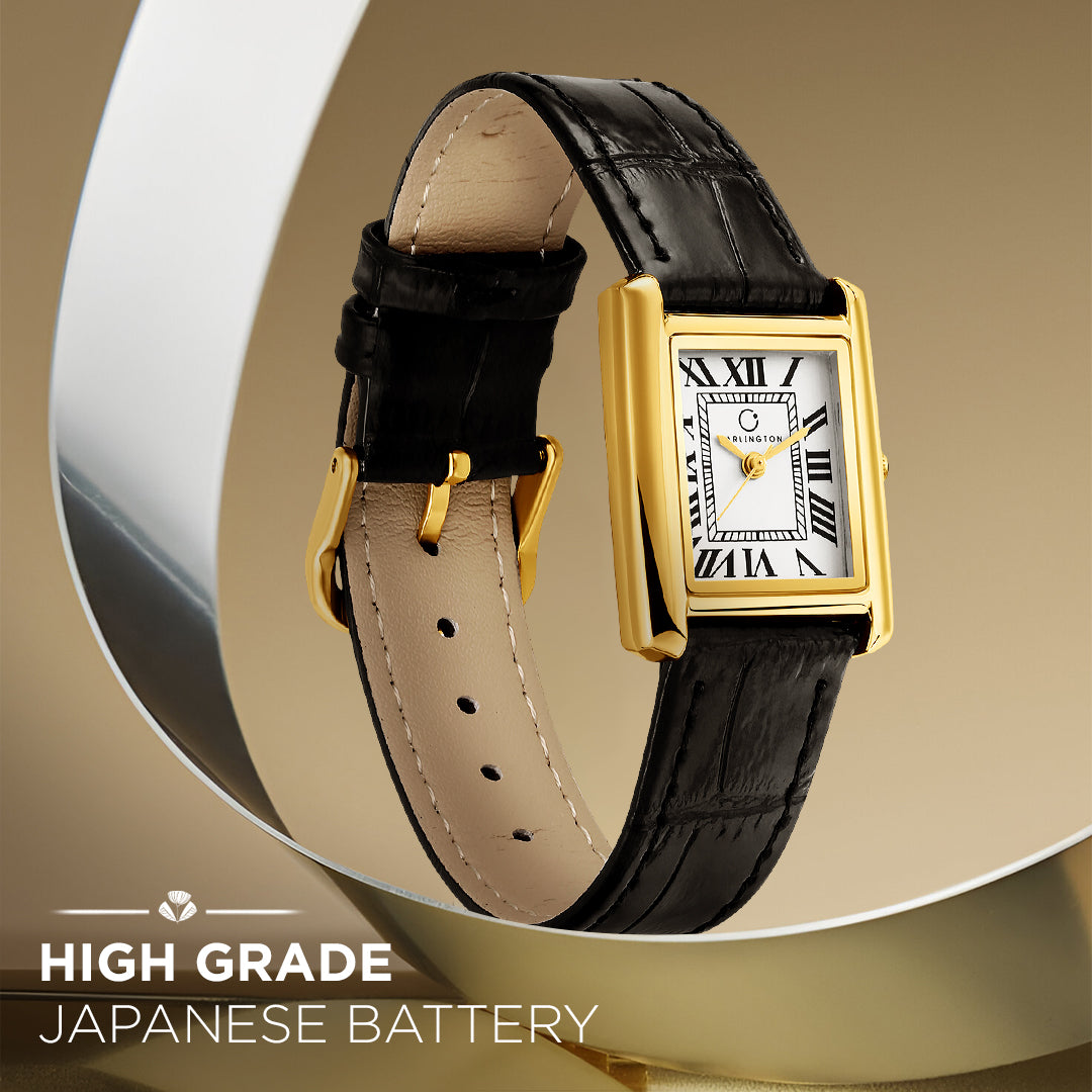 Carlington Aura Series Analog Women Wrist Watches with Premium Leather Belt Strap | Premium Fashion Watches for Ladies | CT - 208