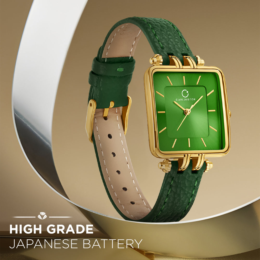 Carlington Aura Series Analog Women Wrist Watches with Premium Leather Belt Strap Fashion Watches for Ladies - CT_209