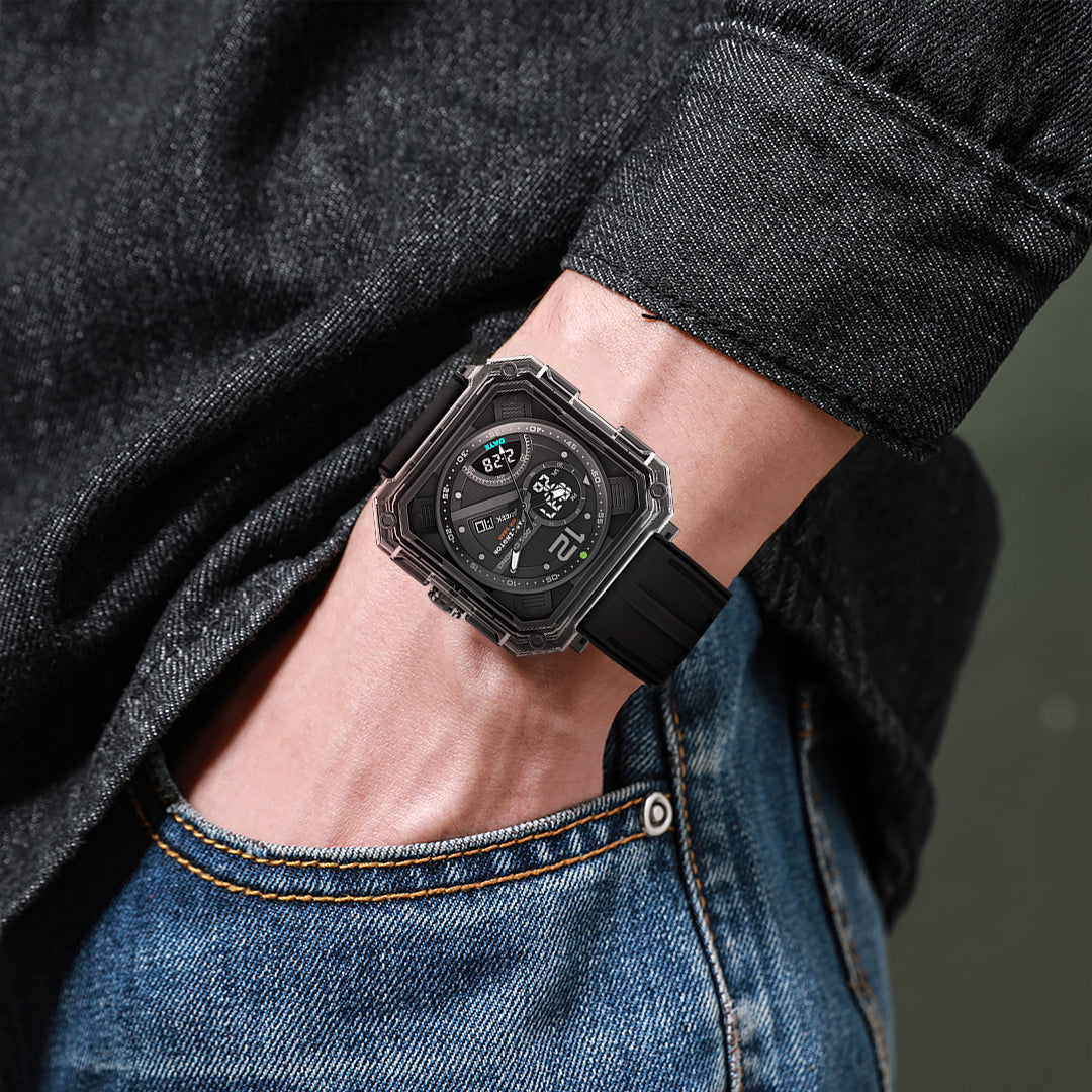 Carlington Velocity Series Analog-Digital Sports Watches for Men and Boys with Alarm, Stopwatch, Backlit Display, Dualtime, Silicone Rubber Strap, Water & Shock Resiatant - CT_8121