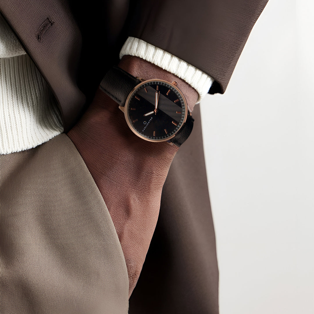 Carlington Aristocrat Series Analog Watches for Men with Premium Leather Strap - CT 1070