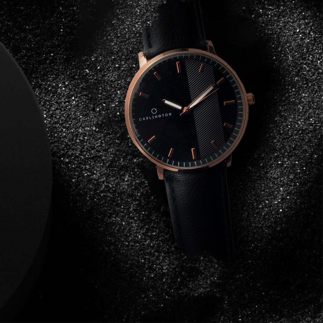 Carlington Aristocrat Series Analog Watches for Men with Premium Leather Strap - CT 1070