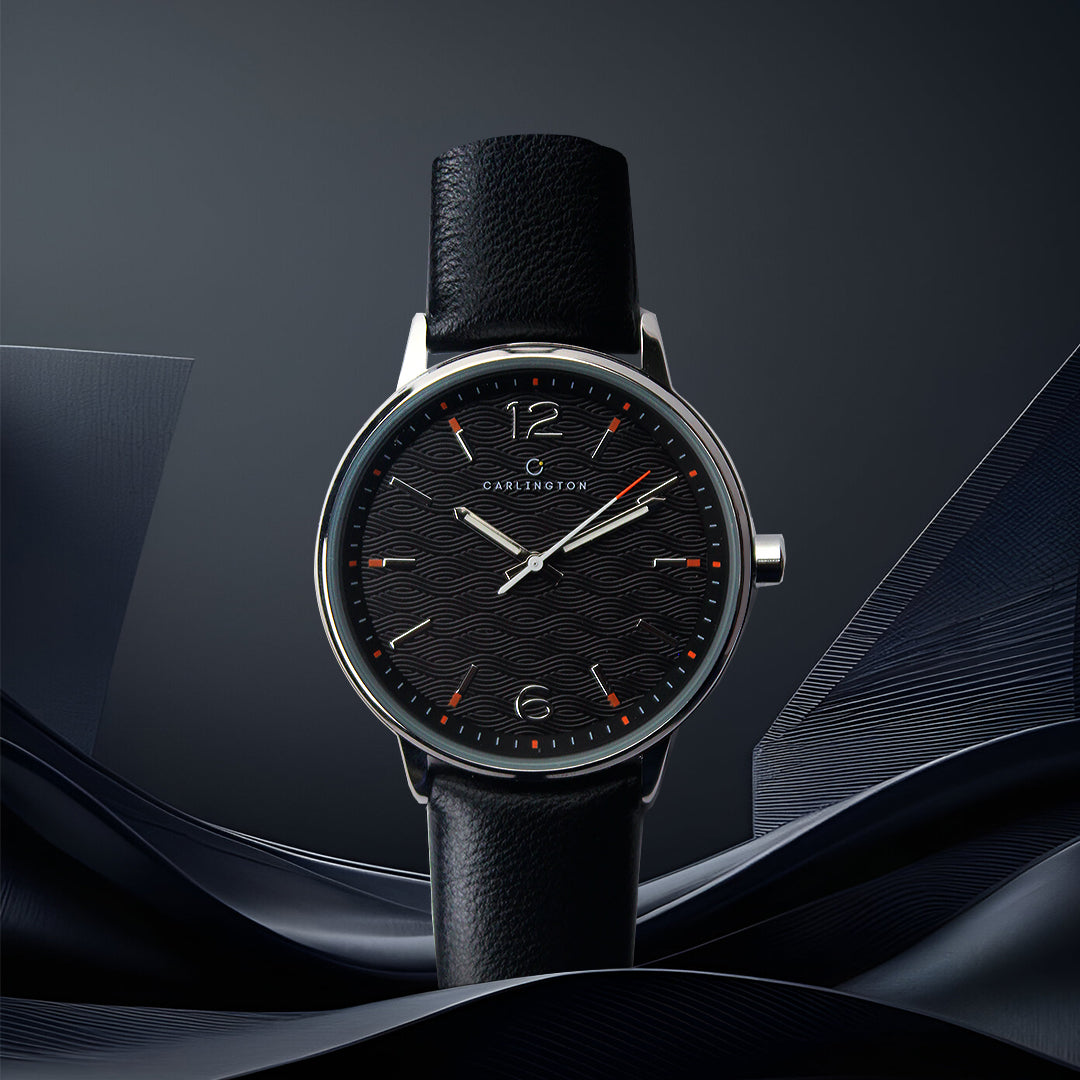 Carlington Aristocrat Series Analog Watches for Men with Premium Leather Strap - CT 1071