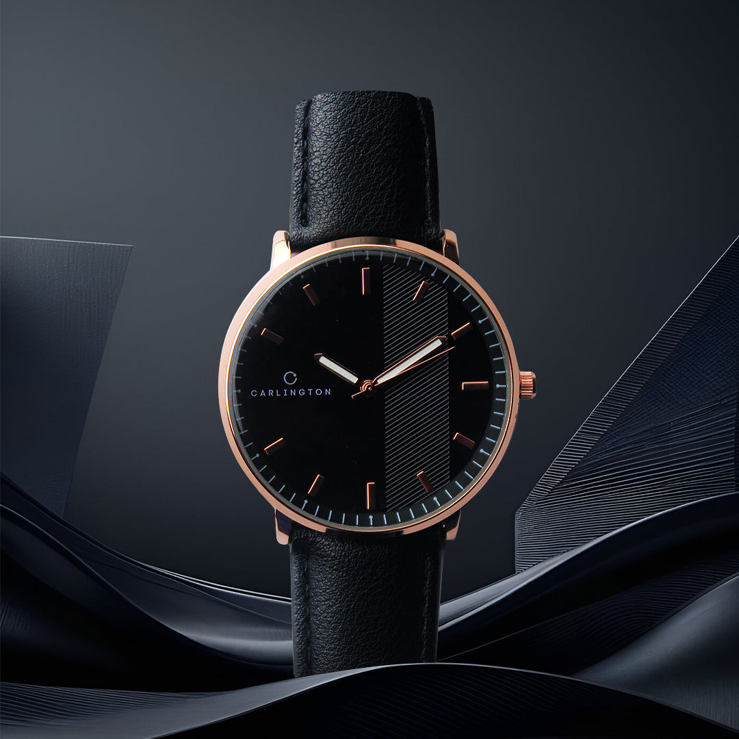 Carlington Aristocrat Series Analog Watches for Men with Premium Leather Strap - CT 1070