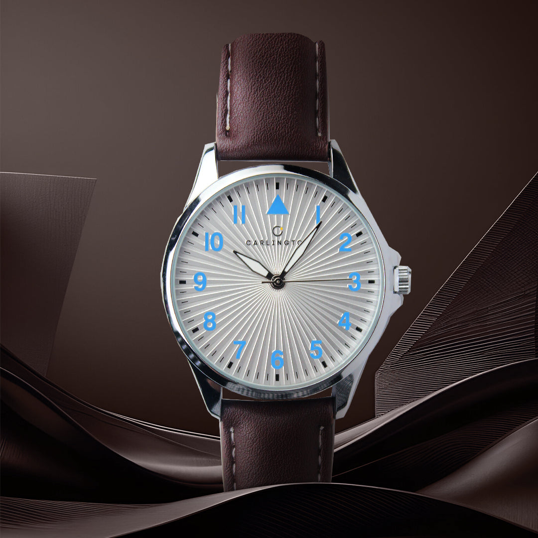 Carlington Aristocrat Series Analog Watches for Men with Premium Leather Strap - CT 1079