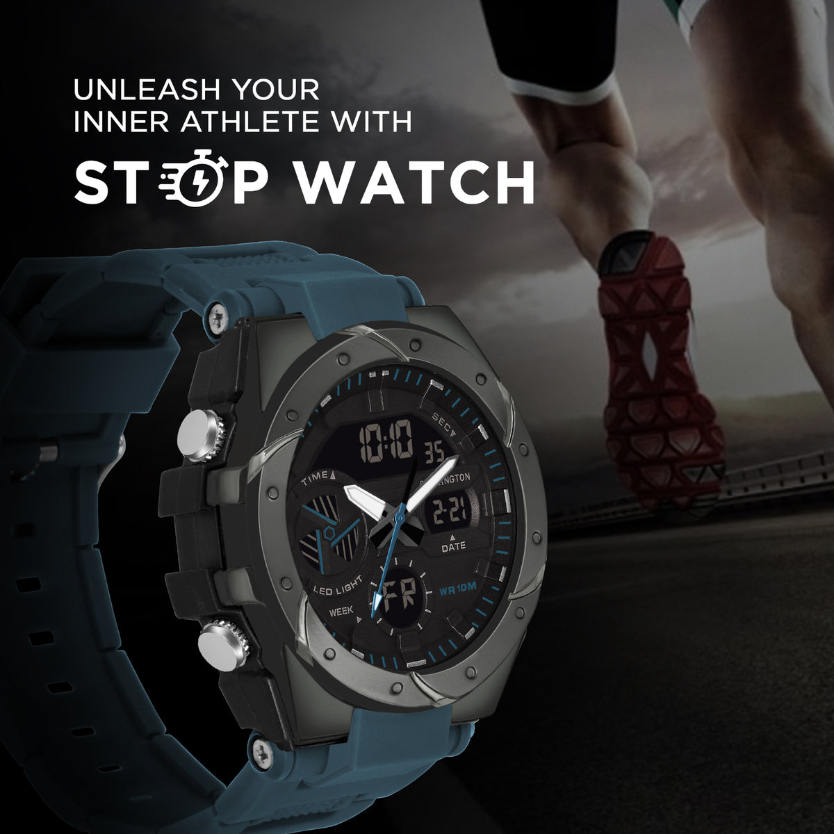 Carlington Endurance Analog-Digital Sports Watch for Men and Boys - CT