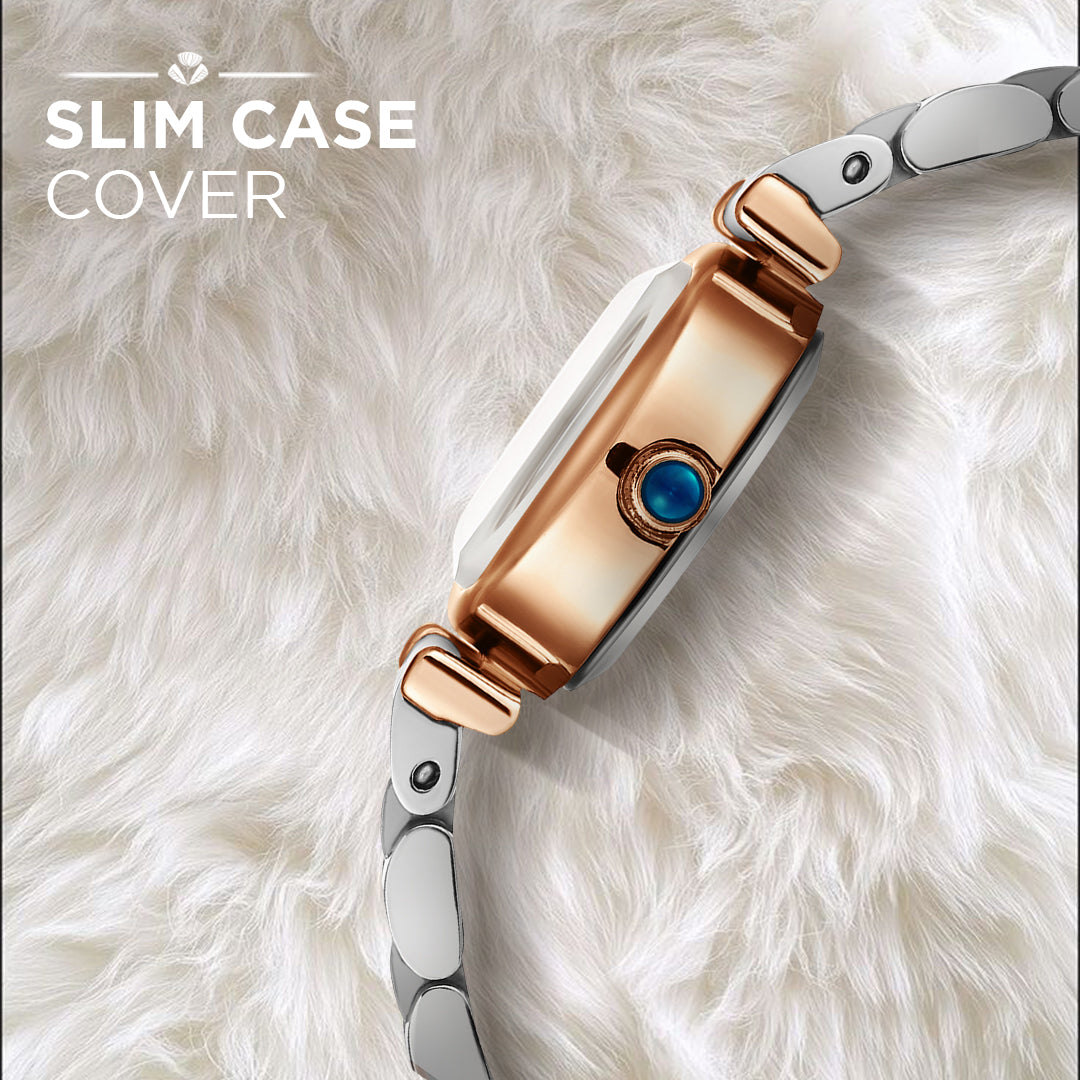 Carlington Diva Series Analog Women Wrist Watches with Stainless Steel Chain Strap | Premium Fashion Watches for Ladies | CT - 106