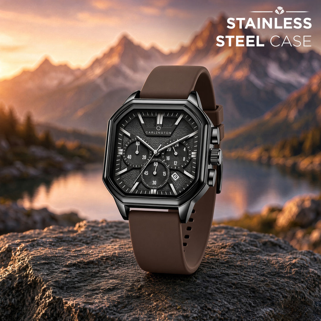 Carlington ASTRO 052 Subdued Brown – Premium Men's Analog Quartz Watch
