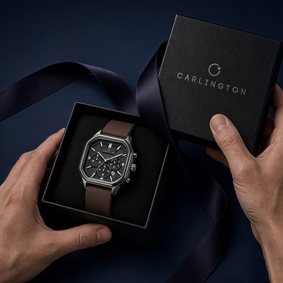 Carlington ASTRO 052 Subdued Brown – Premium Men's Analog Quartz Watch