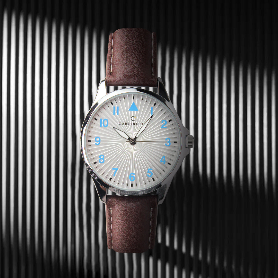 Carlington Aristocrat Series Analog Watches for Men with Premium Leather Strap - CT 1079