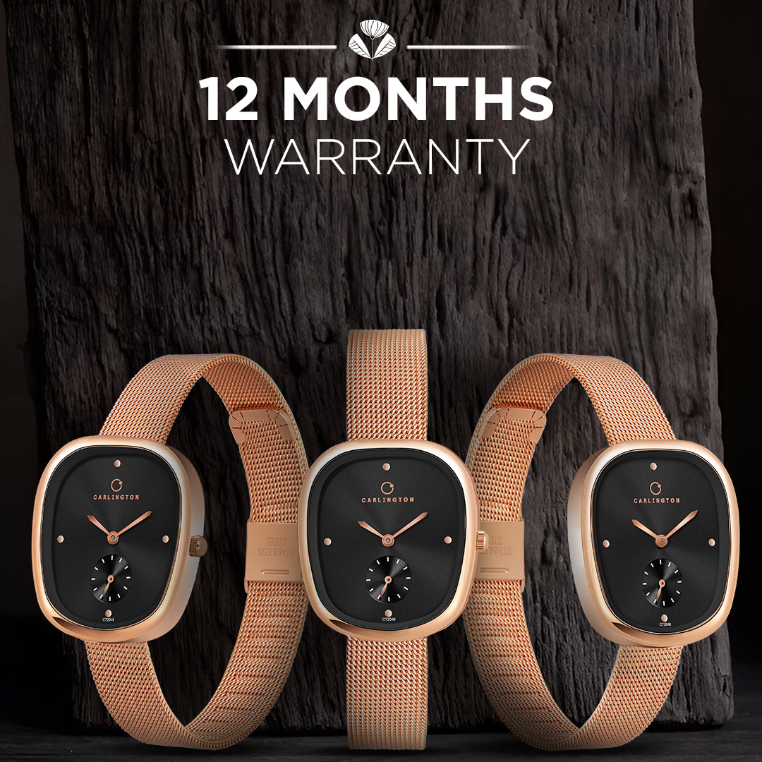 Carlington Iconic 2048 Analog Watches for Women with Premium mesh Strap, Scratch-Resistant Dial, and Water-Resistant Body – Elegant Watches for Women and Girls